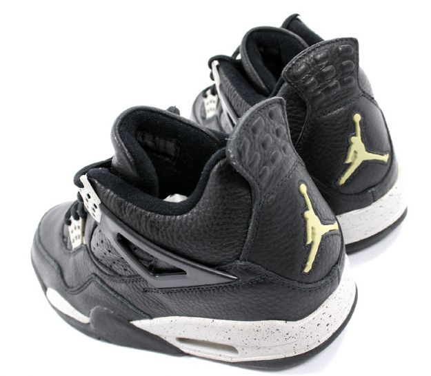 1999 nike jordan 4 retro black cool grey shoes