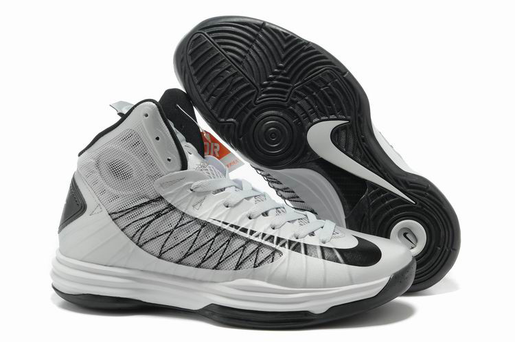 Nike Lunar Hyperdunk X Olympic White Grey Black Logo Shoes