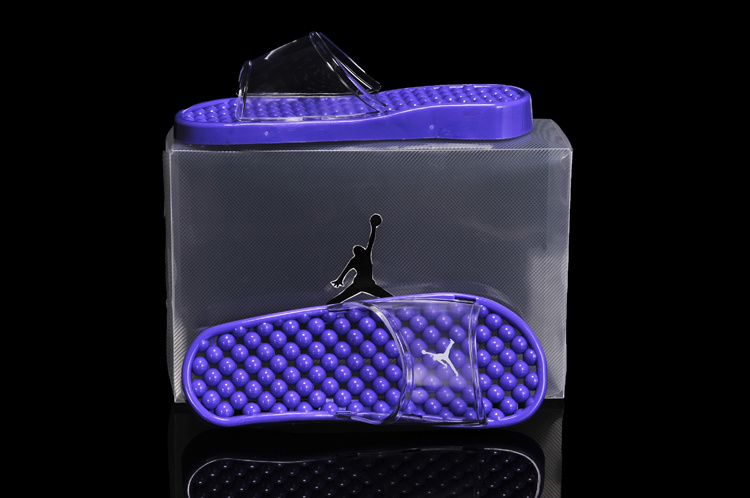 Nike Air Jordan All Blue Sandal For Women - Click Image to Close
