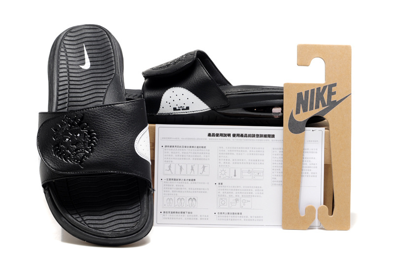 Nike Lebron James Massage Hydro Sandal Black - Click Image to Close