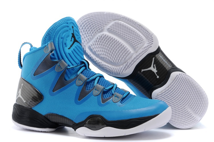 2014 Nike Jordan 28 SE Basketball Shoes Blue Black White - Click Image to Close