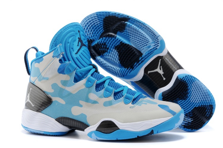 2014 Nike Jordan 28 SE Basketball Shoes Grey Blue Black