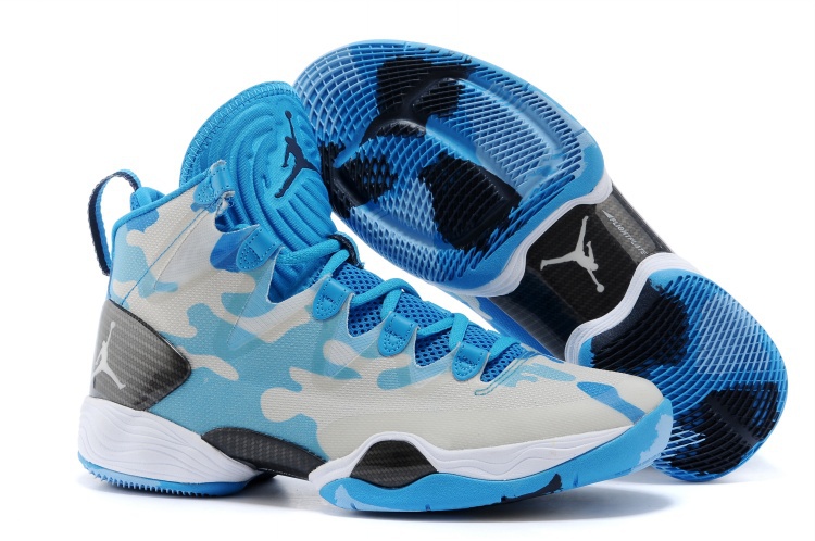 2014 Nike Jordan 28 SE Basketball Shoes Grey Blue Black - Click Image to Close