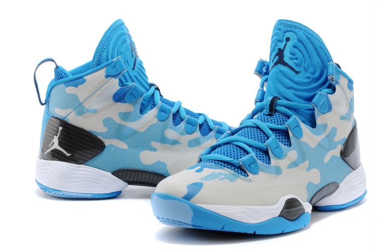 2014 Nike Jordan 28 SE Basketball Shoes Grey Blue Black - Click Image to Close