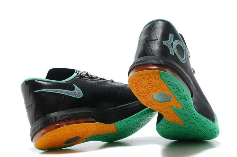 Latest Kevin Durant 6 Black Green Basketball Shoes