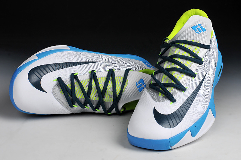 New Nike Kevin Durant 6 White Blue Shoes