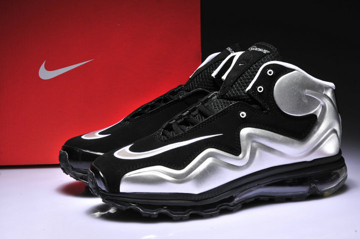 Nike Air Max Flyposite Black Silver Running Shoes - Click Image to Close