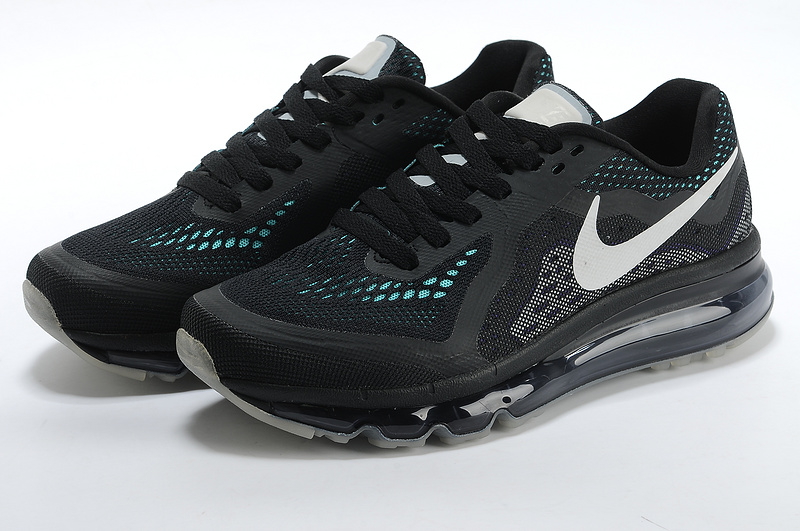 Women Nike Air Max 2014 Shoes All Black - Click Image to Close