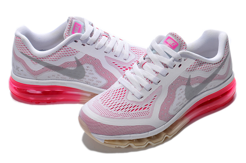 Nike Air Max 2014 White Pink Grey For Women