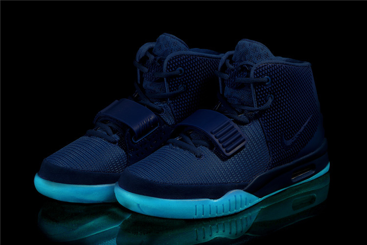 Nike Air Yeezy 2 Gamma Blue Shoes - Click Image to Close