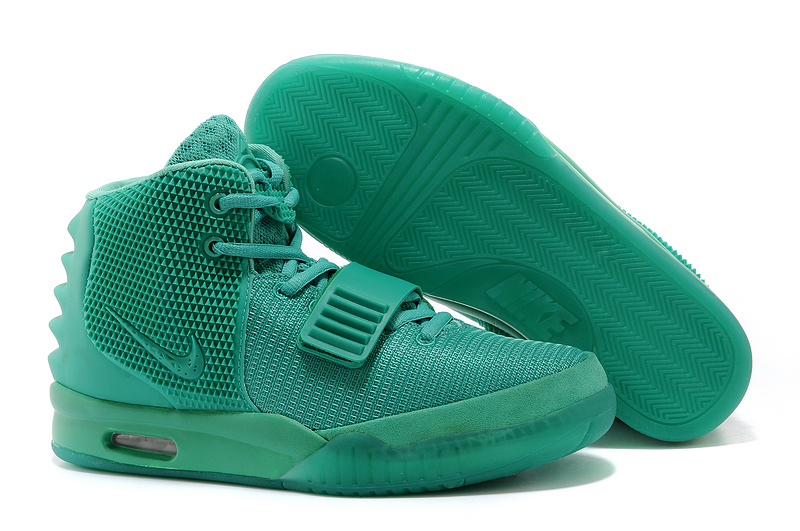 2014 Nike Air Yeezy 2 Green Lantern Lovers Shoes
