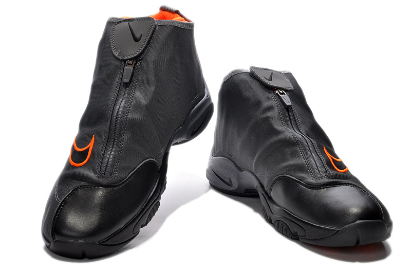 Nike Glove Payton Black Orange Shoes - Click Image to Close