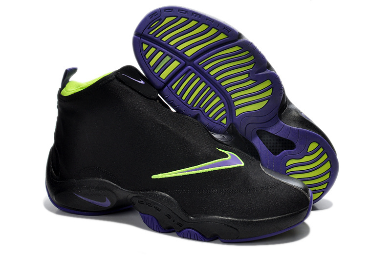 Nike Glove Payton Black Purple Shoes - Click Image to Close