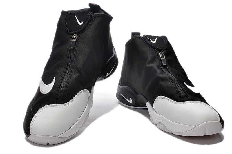 Nike Glove Payton Black White Shoes - Click Image to Close