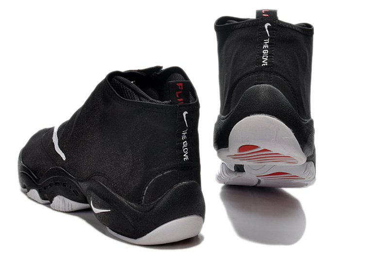 Nike Glove Payton Black White Shoes - Click Image to Close