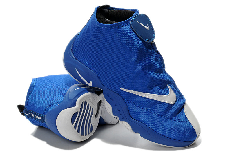 Nike Glove Payton Blue White Shoes - Click Image to Close