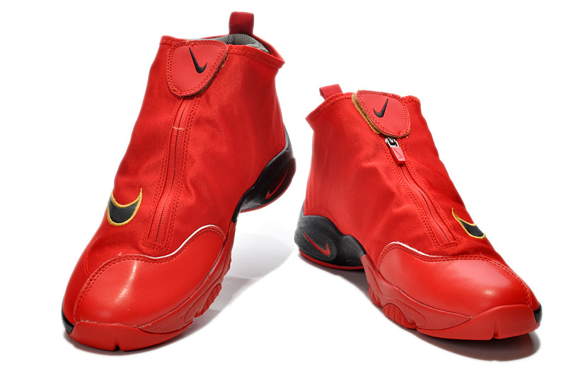 Nike Glove Payton Red Black Shoes - Click Image to Close