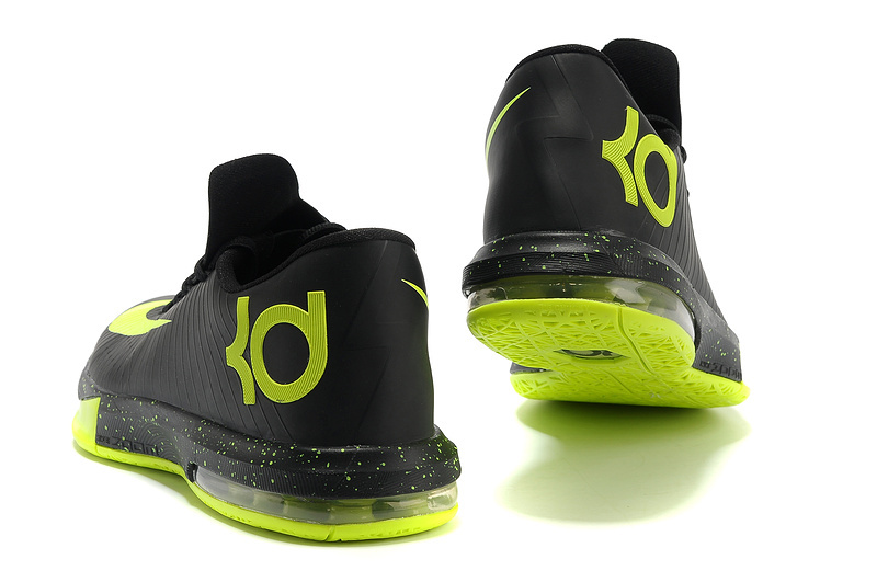 Latest Nike Kevin Durant 6 Black Green Shoes - Click Image to Close