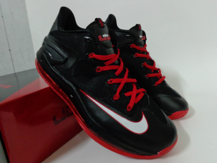 2014 Nike Lebron James 11 Black Red Green Shoes