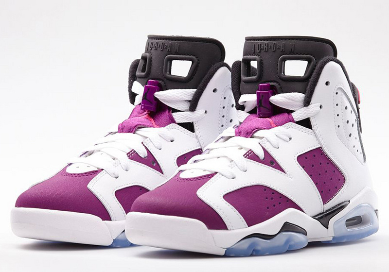 Nike Womens Jordan 6 White Pink Shoes - Click Image to Close