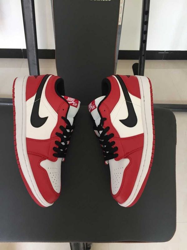 Nike Jordan 1 Low 30th Red White Black Shoes