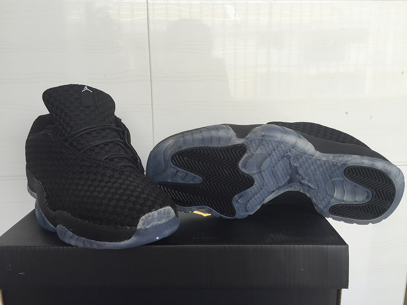 New Nike Air Jordan 11 Future Low All Black Shoes