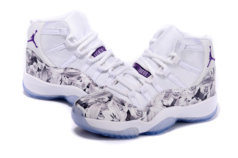 Nike's New Air Jordan 11 Scrawl White Grey Shoes For Women