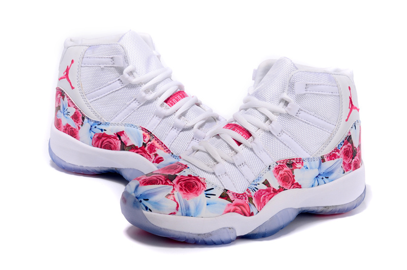 Nike's New Air Jordan 11 Scrawl White Red Shoes For Women