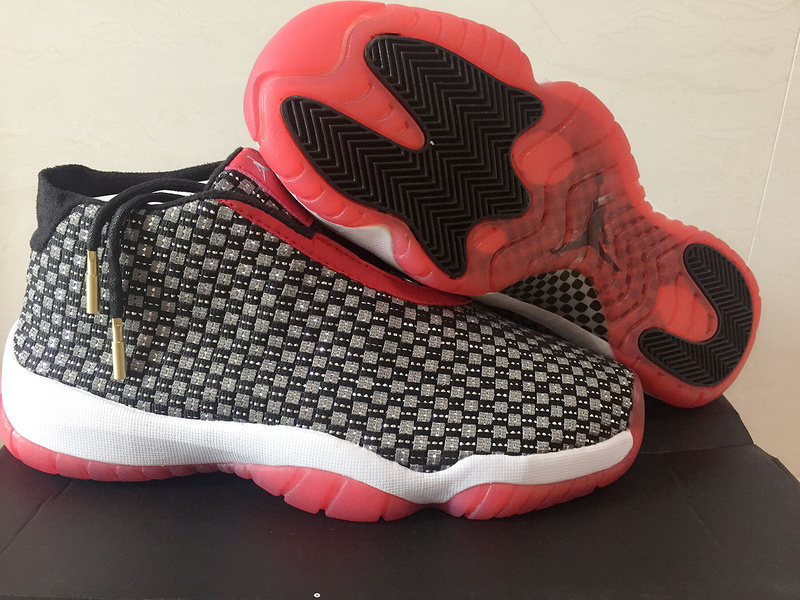 New Nike Air Jordan Future Black Red Whihte - Click Image to Close