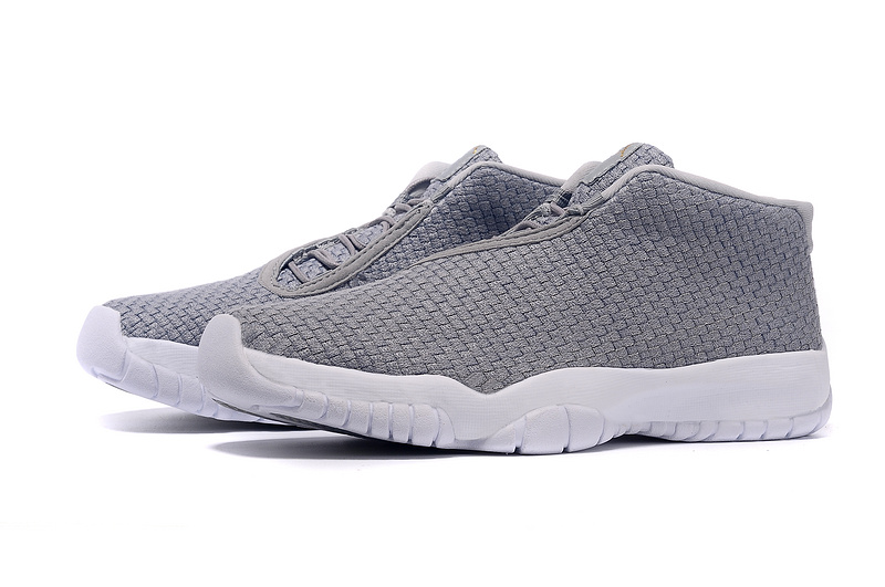 2015 Nike Air Jordan Future Grey White Shoes - Click Image to Close