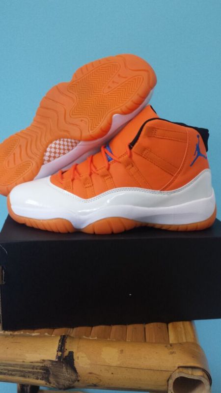 Nike Air Jordan 11 Retro White Orange - Click Image to Close