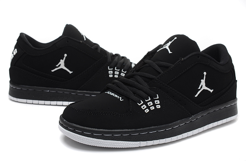 Latest Nike Air Jordan 1 Low All Black Shoes - Click Image to Close