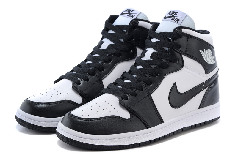 Latest Nike Air Jordan 1 Retro Black White Shoes