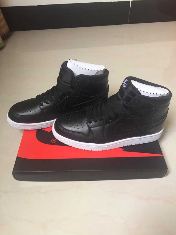 2015 Nike Air Jordan 1 Retro Oreo Black Shoes