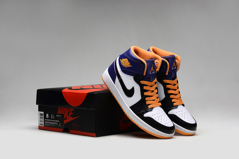 air jordan 1 white purple orange