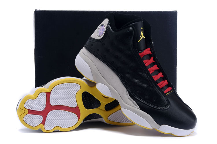 New Nike Air Jordan 13 Retro Black Red White Shoes - Click Image to Close