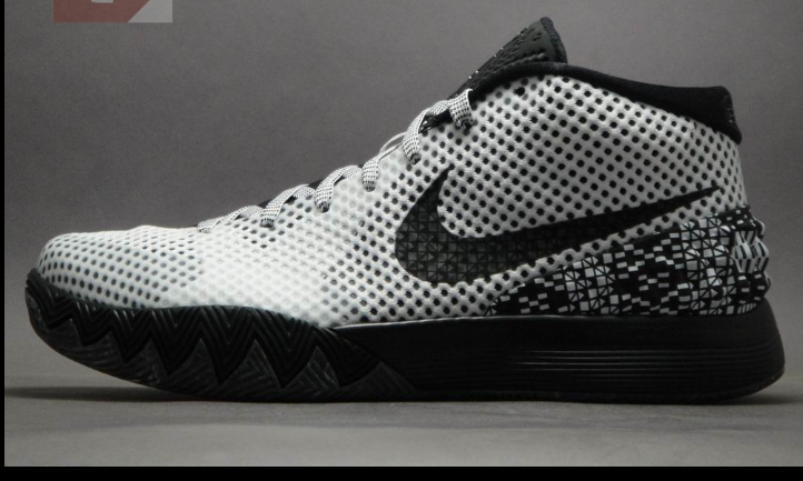2015 Nike Kyrie 1 Black White Basketball Shoes