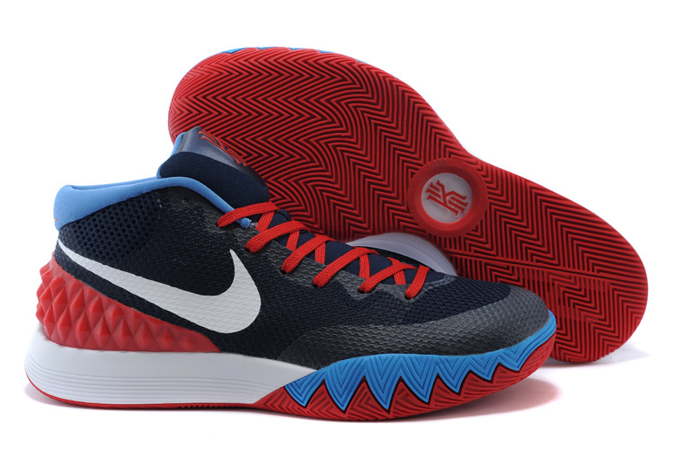 2015 Nike Kyrie 1 Blue Red White Basketball Shoes - Click Image to Close