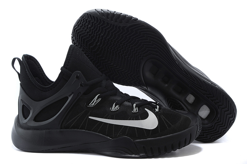 2015 Nike Paul George Team Shoes All Black - Click Image to Close