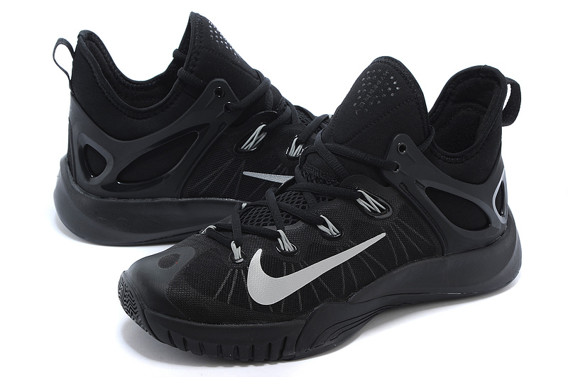 2015 Nike Paul George Team Shoes All Black - Click Image to Close