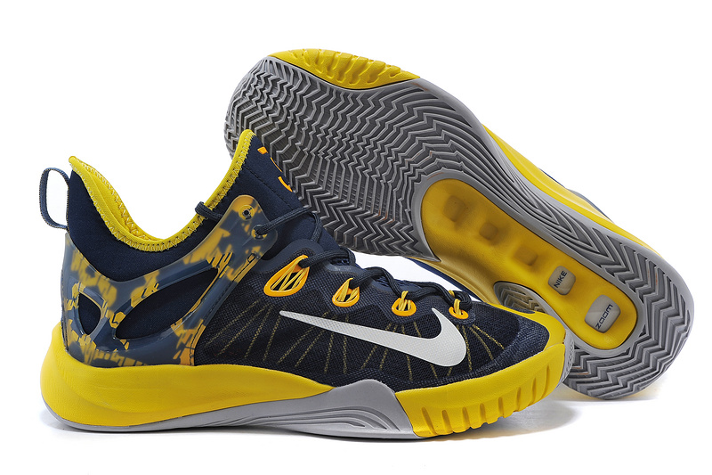 2015 Nike Paul George Team Shoes Black Yellow