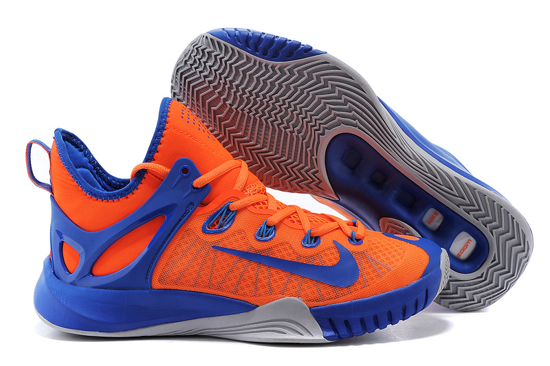 2015 Nike Paul George Team Shoes Orange Blue - Click Image to Close