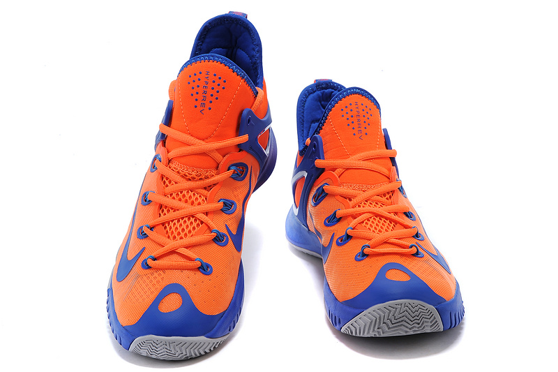 2015 Nike Paul George Team Shoes Orange Blue - Click Image to Close