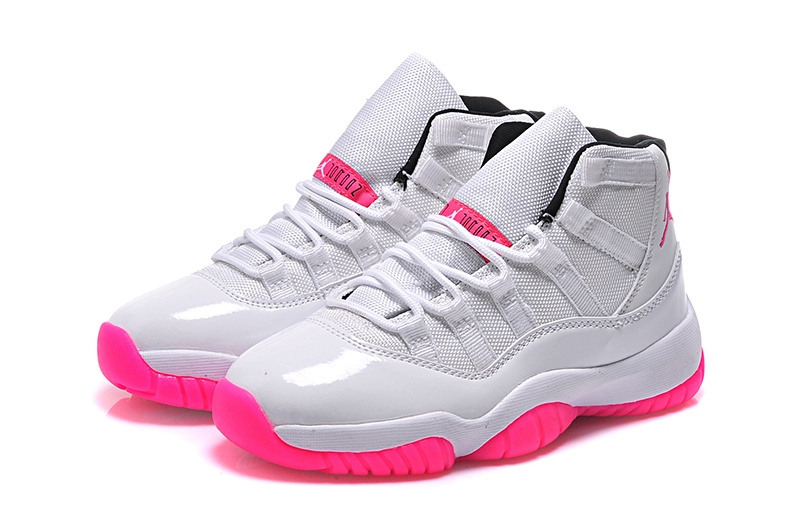 New Nike Air Jordan 11 Low White Pink For Women - Click Image to Close