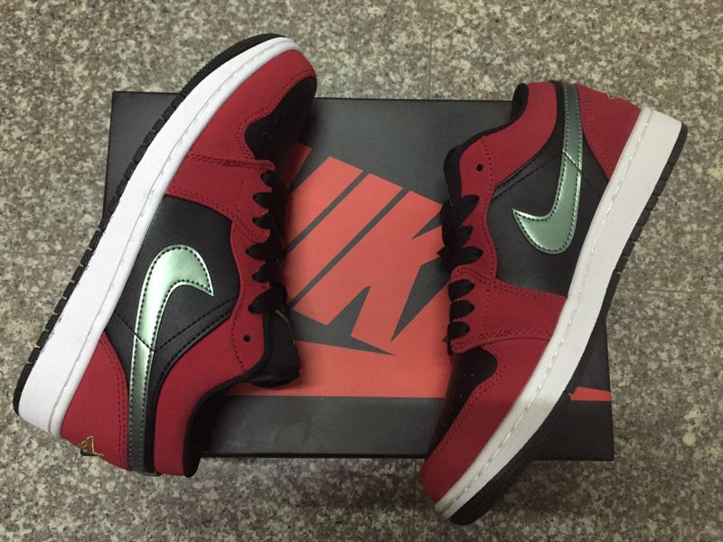 Nike Jordan 1 Low Hare Red Black Shoes