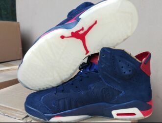 New Nike Air Jordan 6 Doernbecher Blue Shoes - Click Image to Close