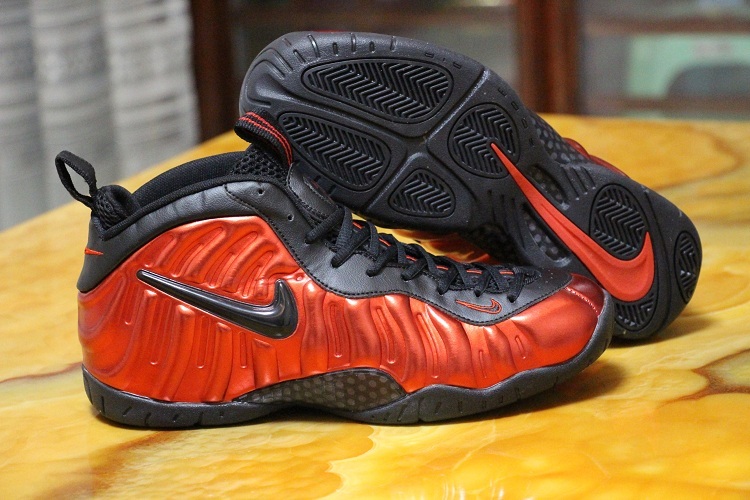 2016 Nike Air Foamposite One Red Black Shoes