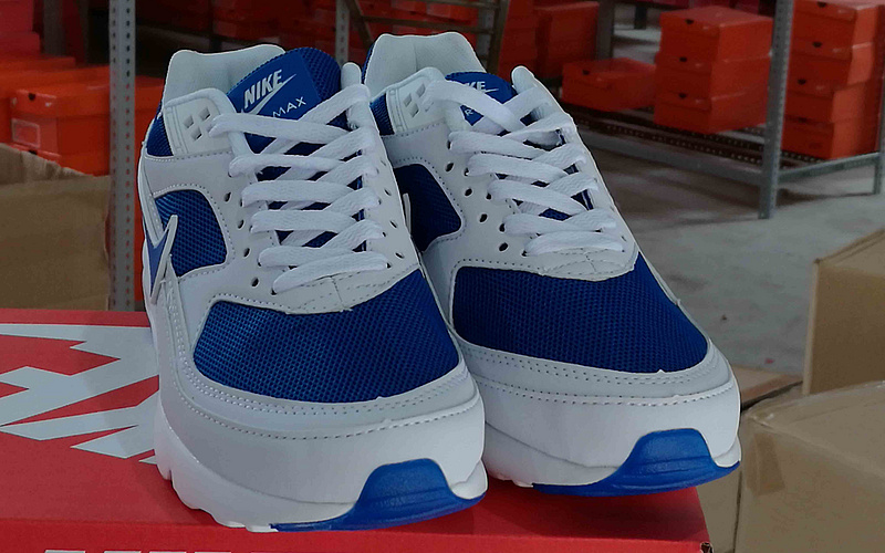 New Nike Air Max 85 White Blue - Click Image to Close