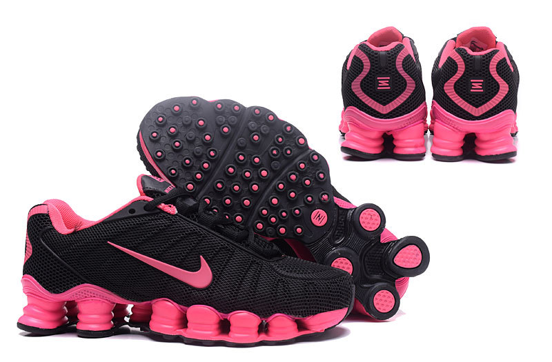 2017 Nike Shox TLX Black Pink Shoes For Women - Click Image to Close