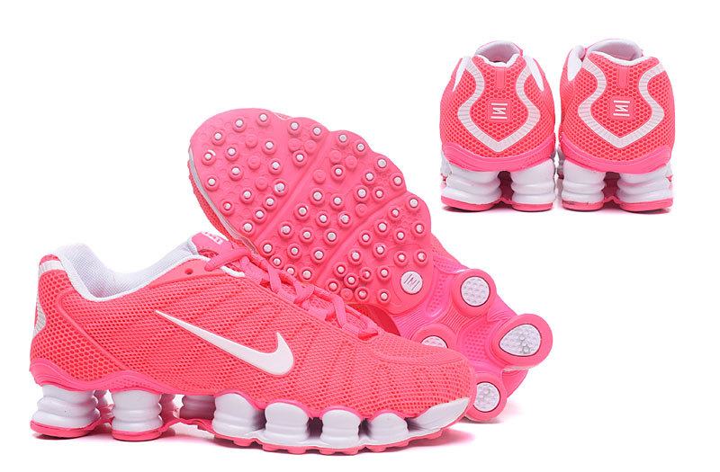 2017 Nike Shox TLX Red White Shoes For Women - Click Image to Close